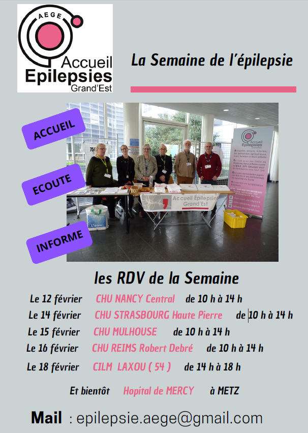 Journée internationale de l’épilepsie : Le CHRU de Nancy organise une soirée informative pour les aidants