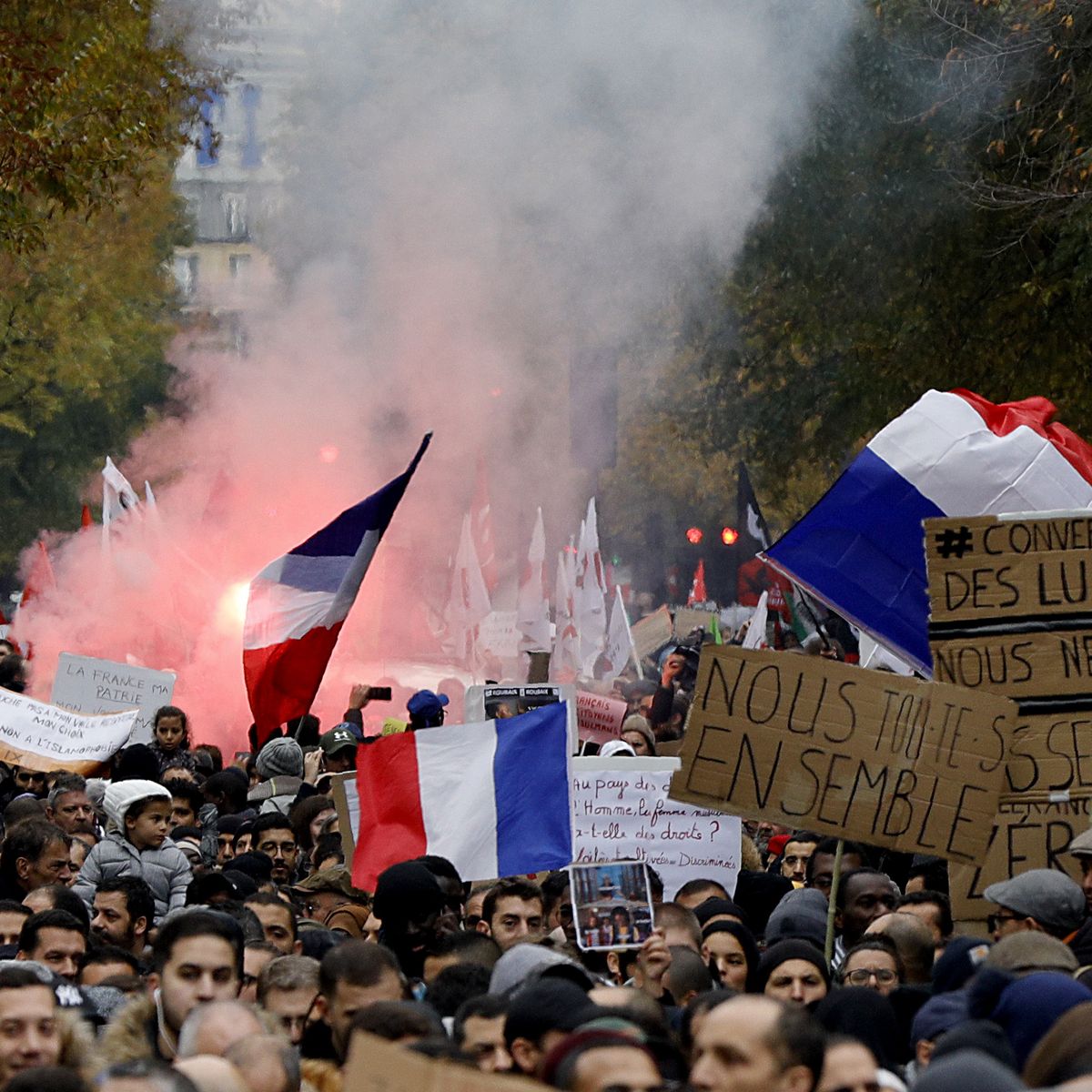 Manifestation contre l’islamophobie en France