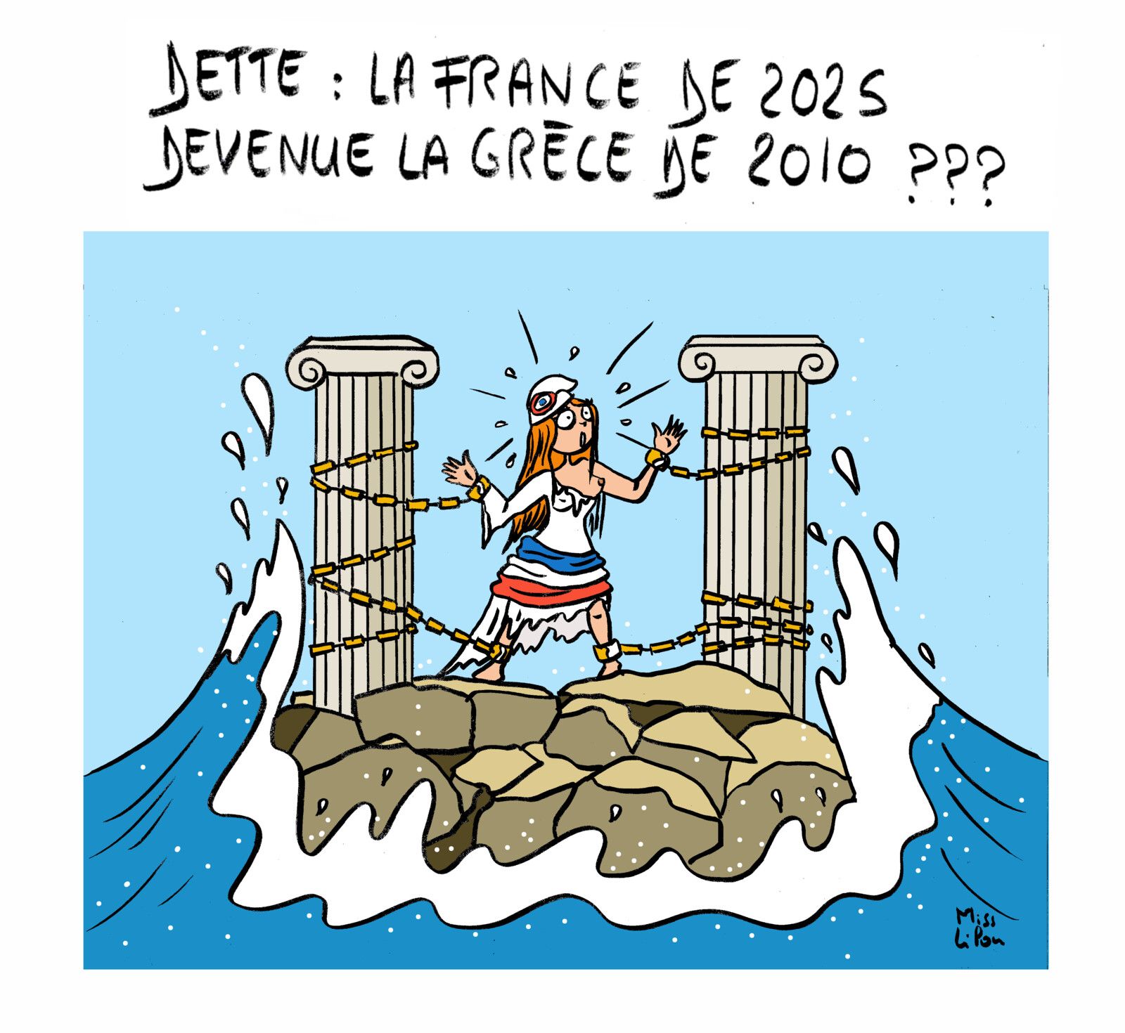 La France menace de s’effondrer économiquement à l’image de la Grèce