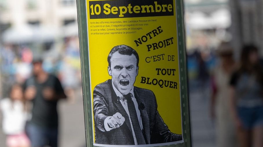 « Des manifestations d’ampleur inédite prévues en France le 10 septembre : une menace pour l’ordre public »